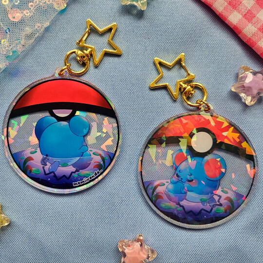 Pokechaveiro Marill Pokechaveiro Marill